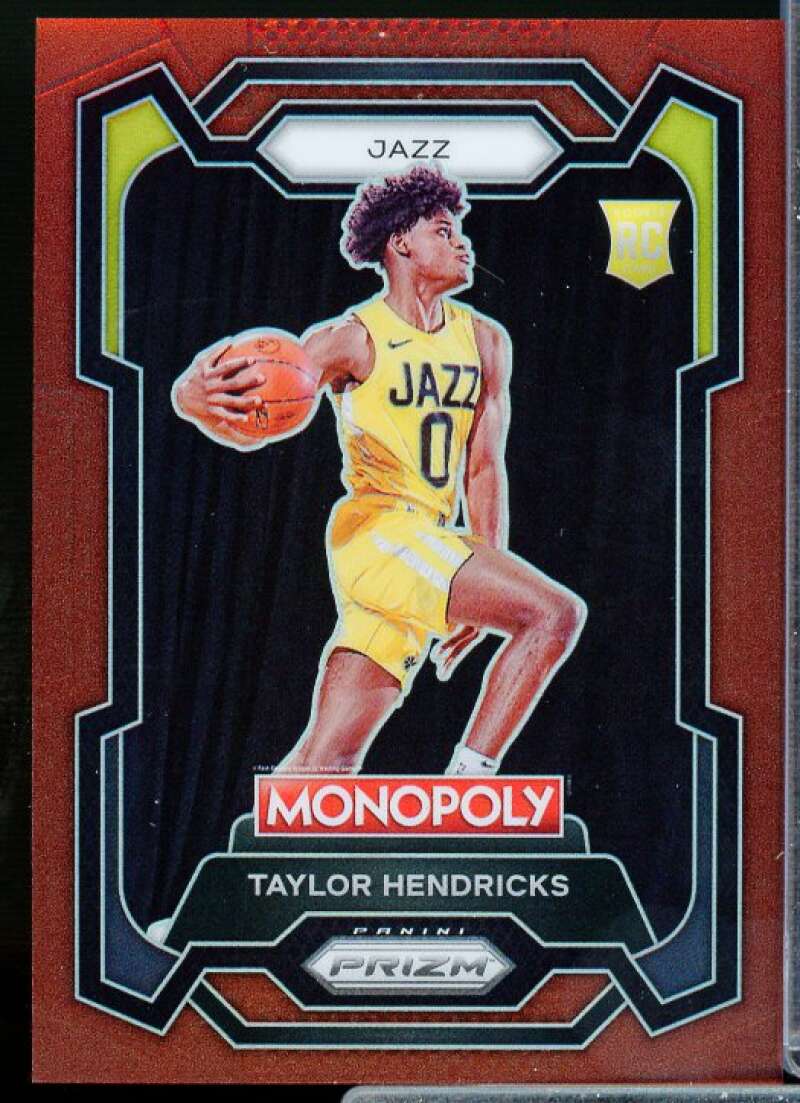 Taylor Hendricks Rookie Card 2023-24 Panini Prizm Monopoly Brown #86  Image 1