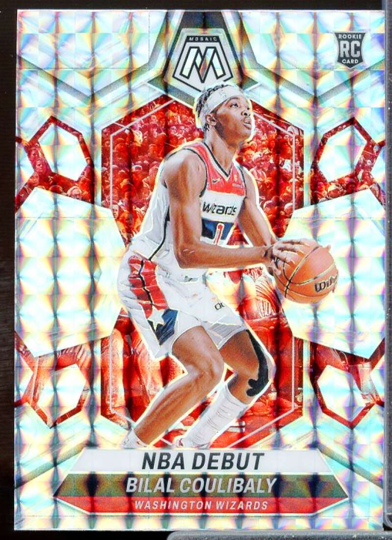 Bilal Coulibaly/NBA Debut Rookie Card 2023-24 Panini Mosaic Mosaic #268  Image 1