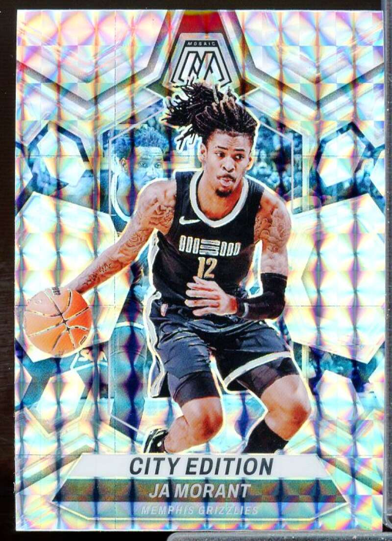 Ja Morant/City Edition Card 2023-24 Panini Mosaic Mosaic #288  Image 1