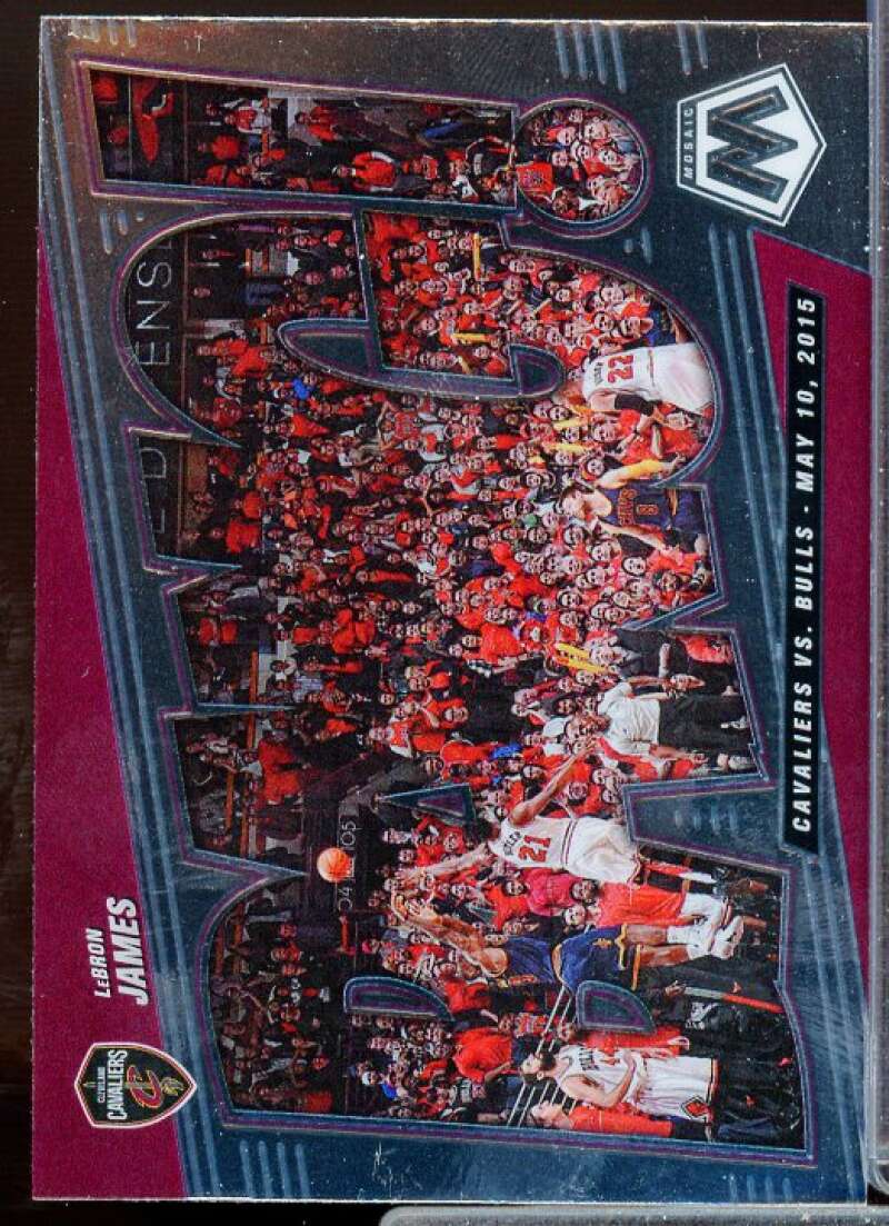 LeBron James Card 2021-22 Panini Mosaic Bang #12  Image 1