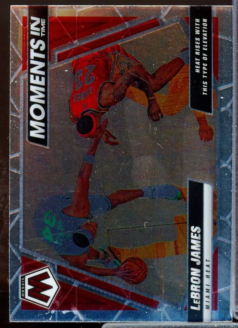LeBron James Card 2021-22 Panini Mosaic Moments in Time #4  Image 1