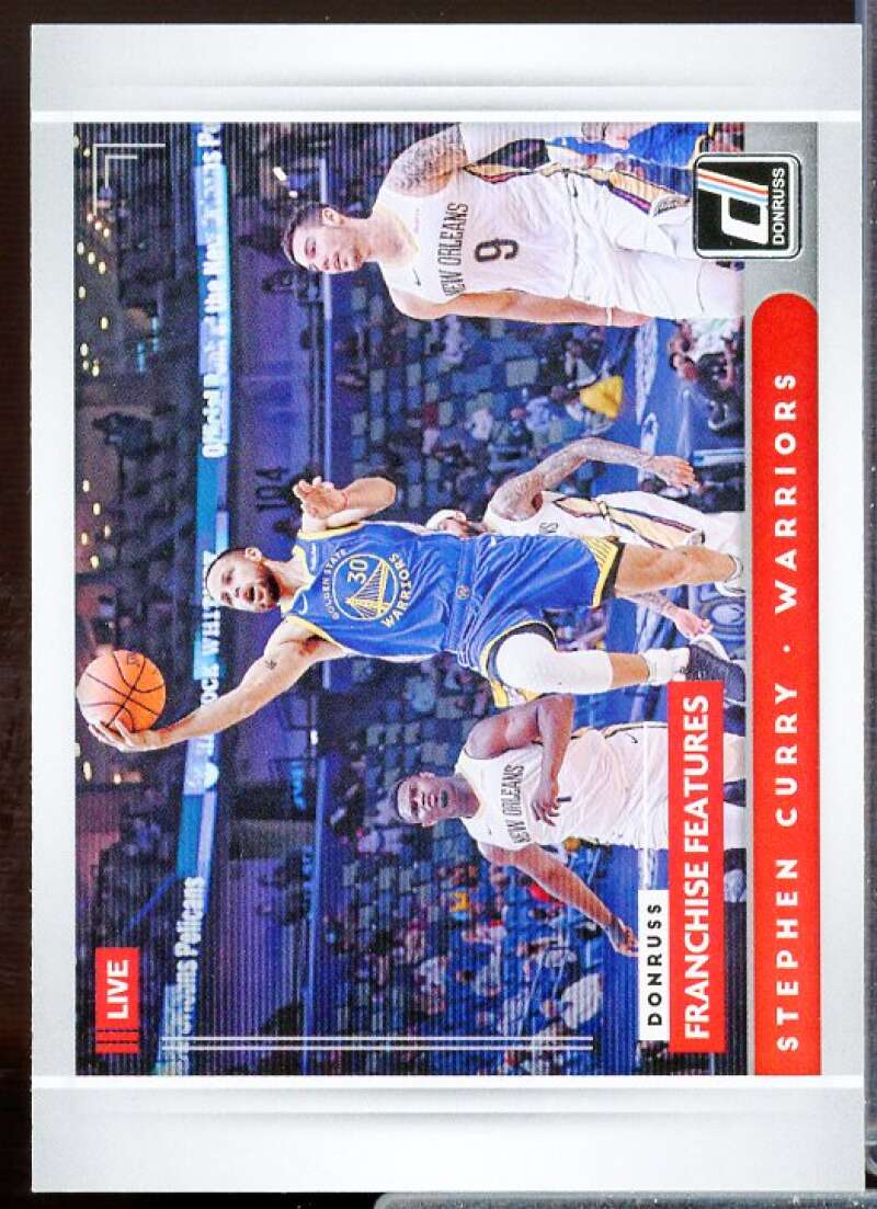 Stephen Curry Card 2021-22 Donruss Franchise Features #18  Image 1