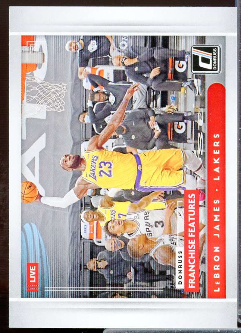 LeBron James Card 2021-22 Donruss Franchise Features #20  Image 1