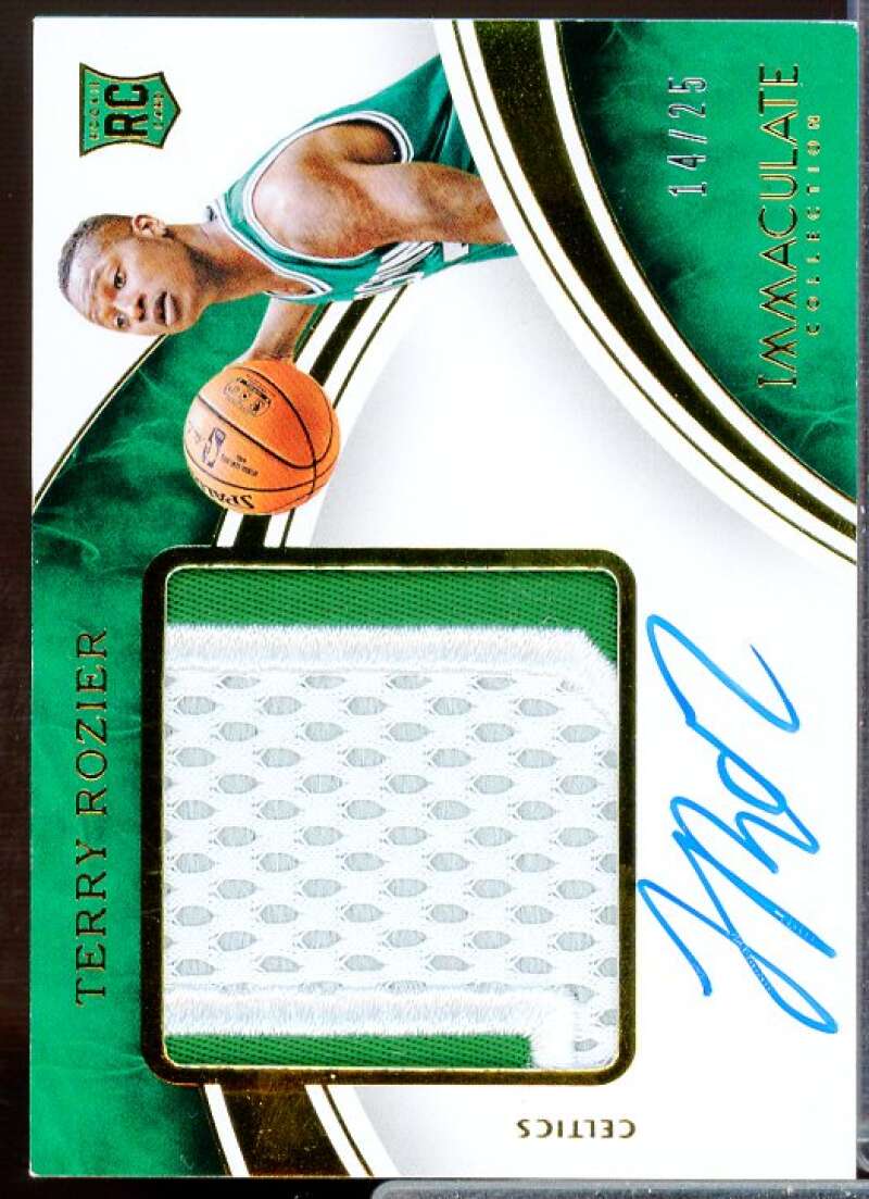 Terry Rozier Rookie 2015 Immaculate Collection Premium Auto Patches #PPATRO  Image 1
