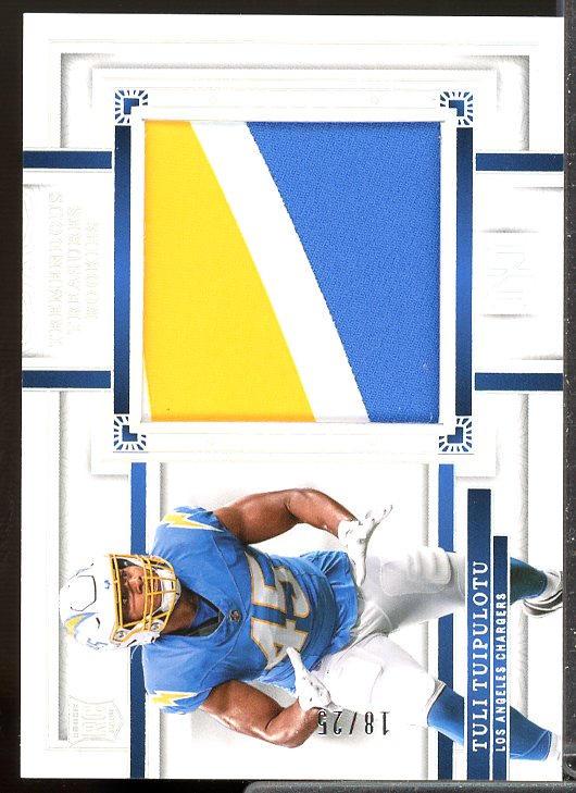 Tuipulotu Rookie 2023 Treasures Tremendous Treasures Rookies Holo Silver #45  Image 1