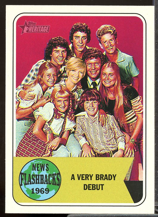 The Brady Bunch Card 2018 Topps Heritage News Flashbacks #NF9  Image 1