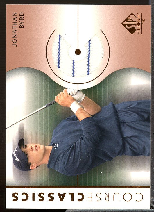 Jonathon Byrd Card 2003 SP Authentic Course Classics Shirt #JB  Image 1