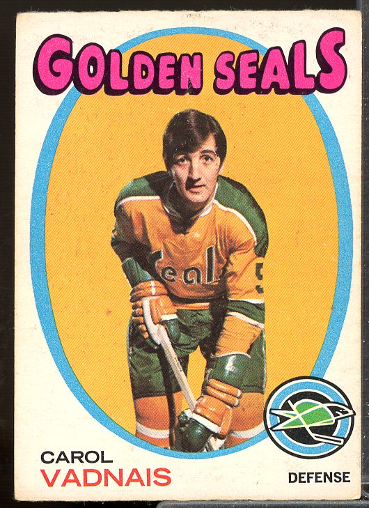 Carol Vadnais Card 1971-72 O-Pee-Chee #46  Image 1