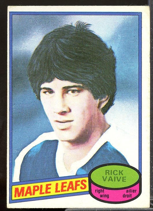 Rick Vaive Rookie Card 1980-81 O-Pee-Chee #242  Image 1