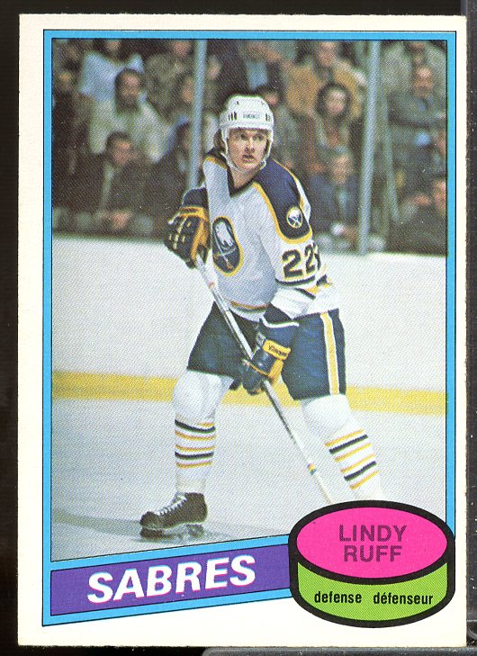 Lindy Ruff Rookie Card 1980-81 O-Pee-Chee #319  Image 1