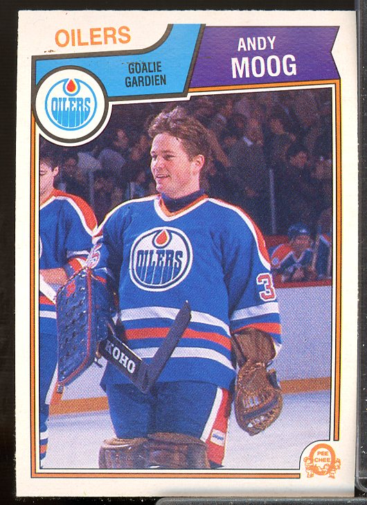 Andy Moog Card 1983-84 O-Pee-Chee #40  Image 1