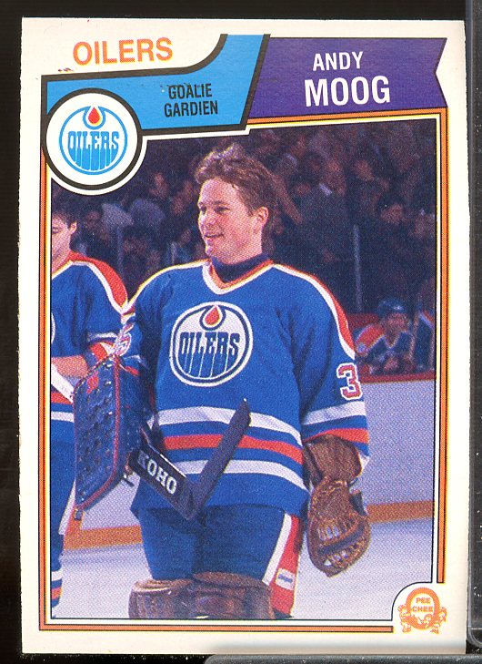 Andy Moog Card 1983-84 O-Pee-Chee #40  Image 1
