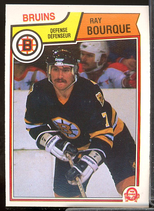 Ray Bourque UER Card 1983-84 O-Pee-Chee #45  Image 1