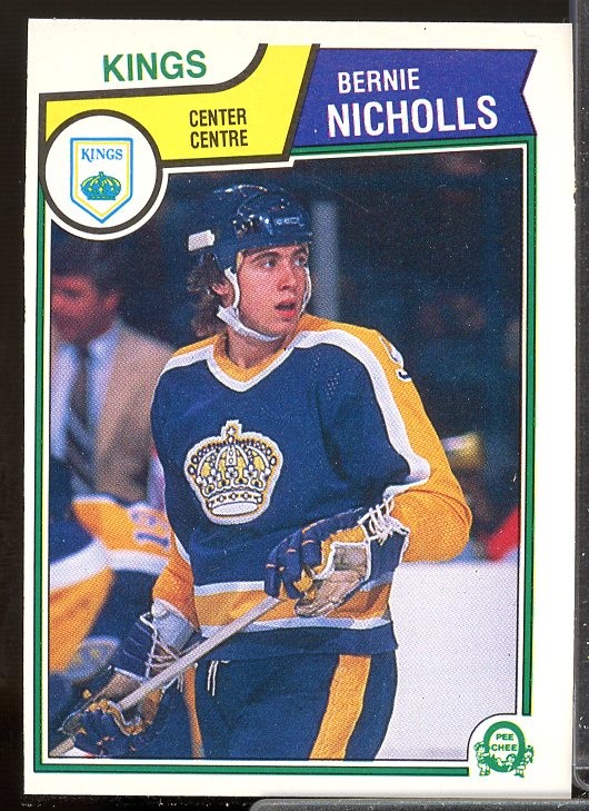 Bernie Nicholls Rookie Card 1983-84 O-Pee-Chee #160  Image 1