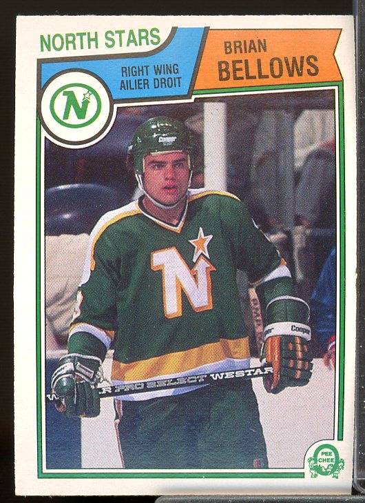 Brian Bellows Rookie Card 1983-84 O-Pee-Chee #167  Image 1