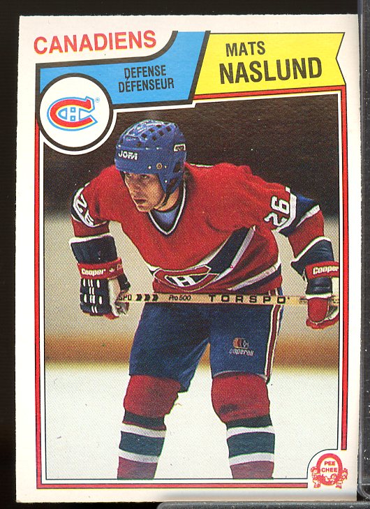 Mats Naslund UER Rookie Card 1983-84 O-Pee-Chee #193  Image 1
