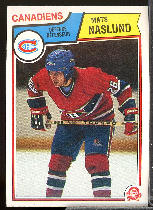 Mats Naslund UER Rookie Card 1983-84 O-Pee-Chee #193  Image 1