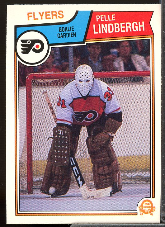 Pelle Lindbergh Rookie Card 1983-84 O-Pee-Chee #268  Image 1
