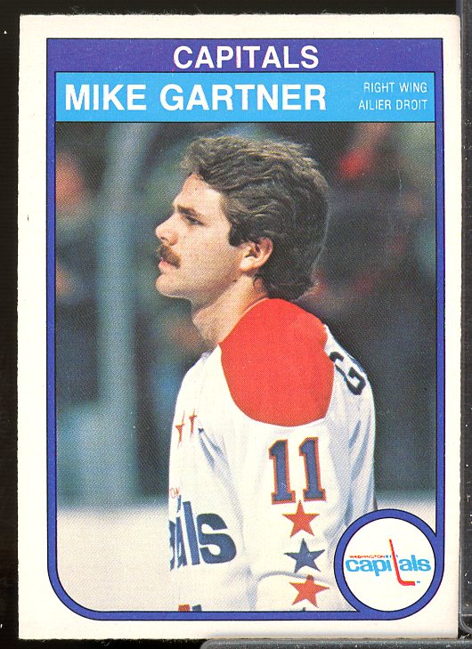 Mike Gartner Card 1982-83 O-Pee-Chee #363  Image 1