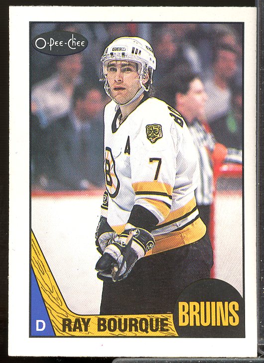 Ray Bourque Card 1987-88 O-Pee-Chee #87  Image 1
