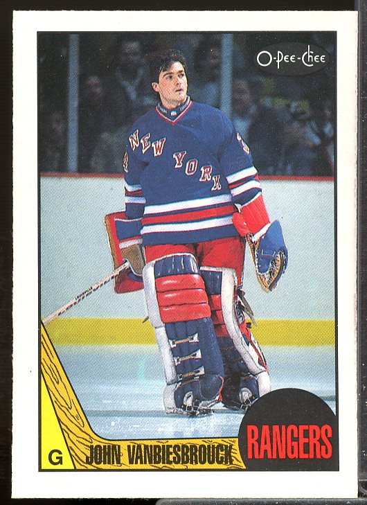 John Vanbiesbrouck Card 1987-88 O-Pee-Chee #36  Image 1
