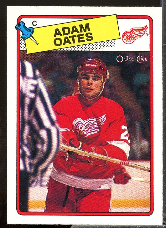 Adam Oates Card 1988-89 O-Pee-Chee #161  Image 1