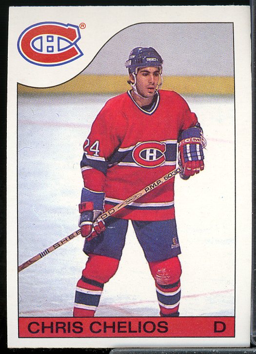 Chris Chelios Card 1985-86 O-Pee-Chee #51  Image 1