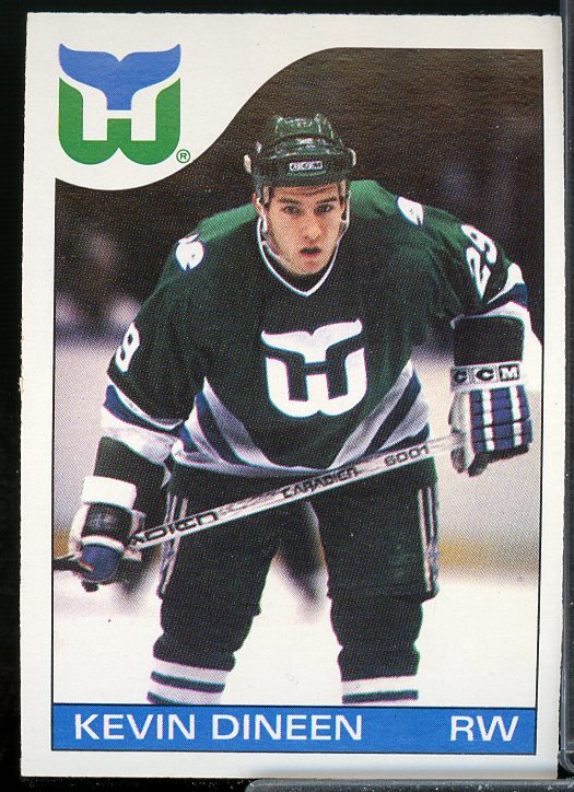 Kevin Dineen Rookie Card 1985-86 O-Pee-Chee #34  Image 1