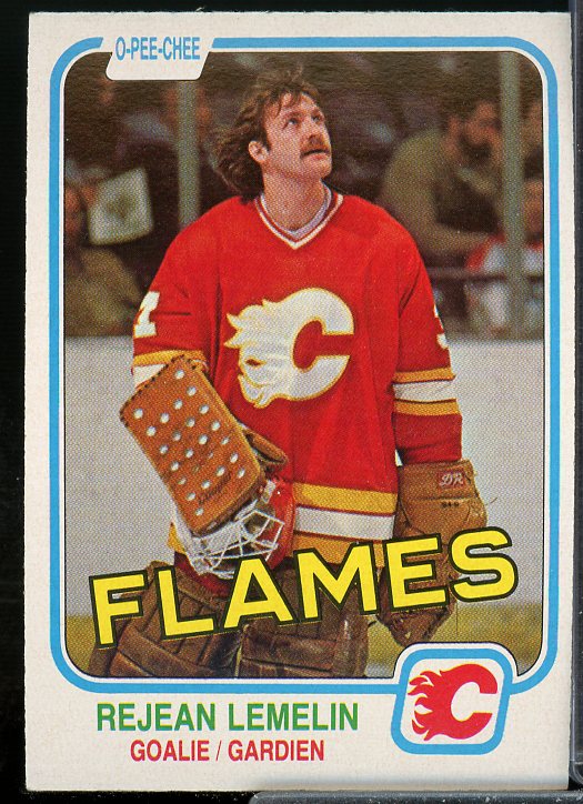 Rejean Lemelin Rookie Card 1981-82 O-Pee-Chee #44  Image 1