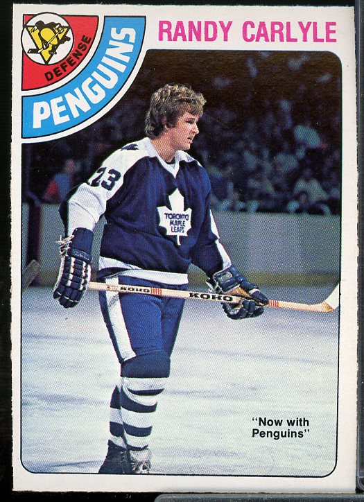 Randy Carlyle Rookie Card 1978-79 O-Pee-Chee #312  Image 1