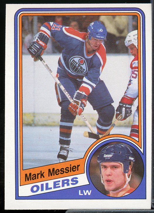 Mark Messier Card 1984-85 O-Pee-Chee #254  Image 1
