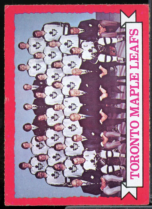 Maple Leafs Team Card 1973-74 O-Pee-Chee #106  Image 1