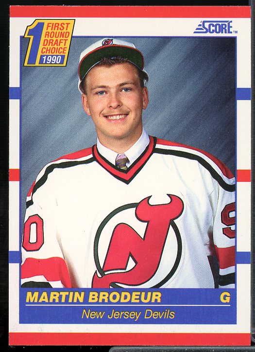 Martin Brodeur Rookie Card 1990-91 Score #439  Image 1