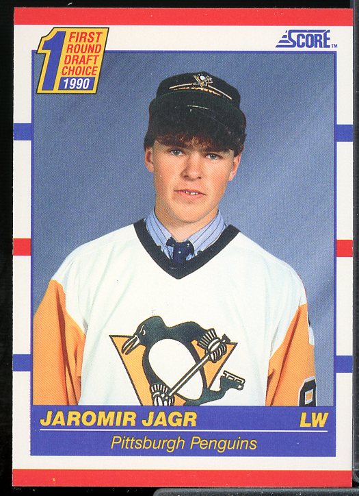 Jaromir Jagr Rookie Card 1990-91 Score #428  Image 1