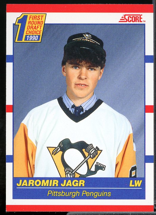 Jaromir Jagr Rookie Card 1990-91 Score Canadian #428  Image 1