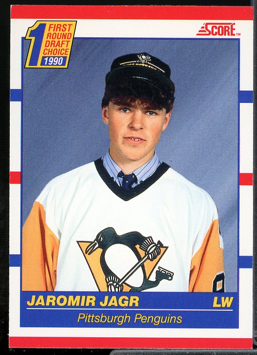 Jaromir Jagr Rookie Card 1990-91 Score Canadian #428  Image 1