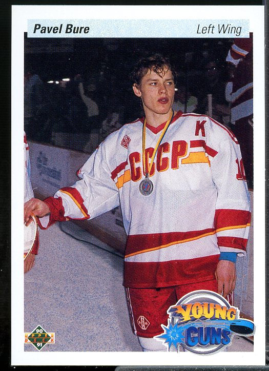 Pavel Bure YG Rookie Card 1990-91 Upper Deck #526  Image 1