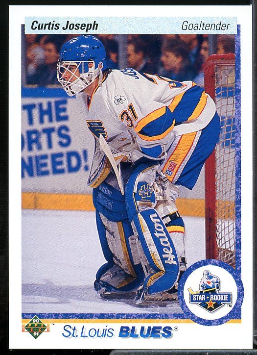 Curtis Joseph Rookie Card 1990-91 Upper Deck #175  Image 1