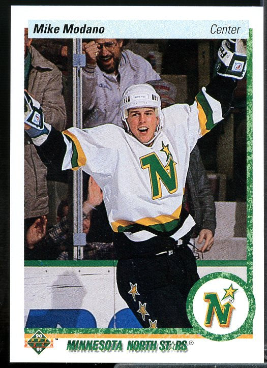 Mike Modano Rookie Card 1990-91 Upper Deck #46  Image 1