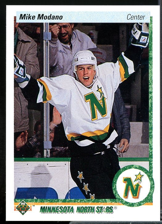 Mike Modano RC Card 1990-91 Upper Deck #46  Image 1
