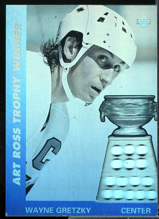 Wayne Gretzky Card 1991-92 Upper Deck Award Winner Holograms #AW1  Image 1