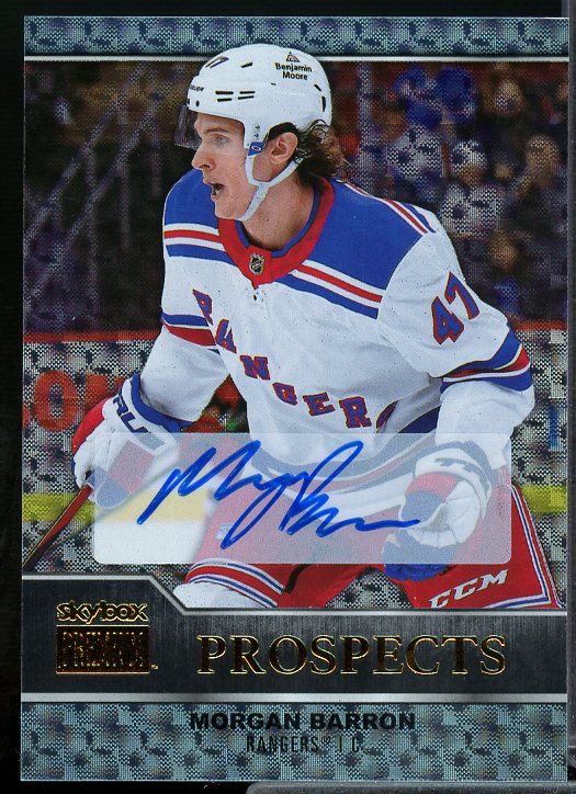 Morgan Barron D 2021 Metal Universe Premium Prospects Star AU Sapphires #PP32  Image 1