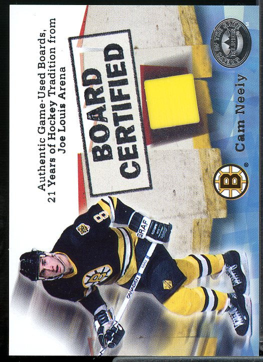Cam Neely Card 2001-02 Greats of the Game Board Certified #4  Image 1