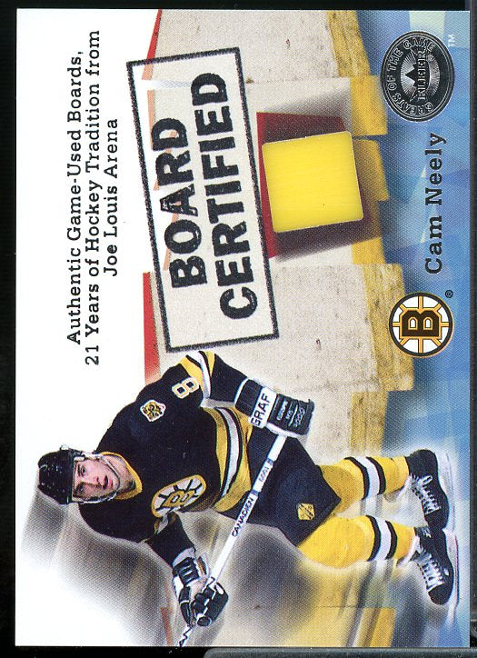 Cam Neely Card 2001-02 Greats of the Game Board Certified #4  Image 1