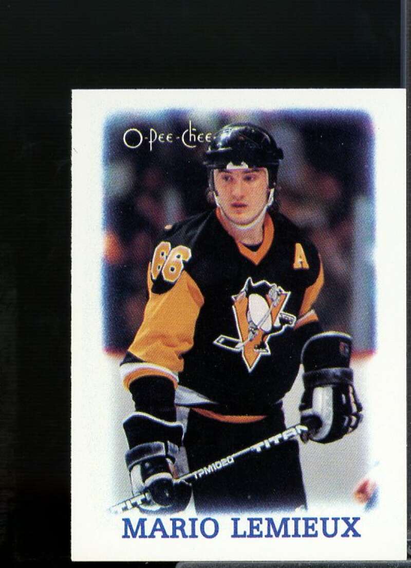 Mario Lemieux Card 1988-89 O-Pee-Chee Minis #19  Image 1