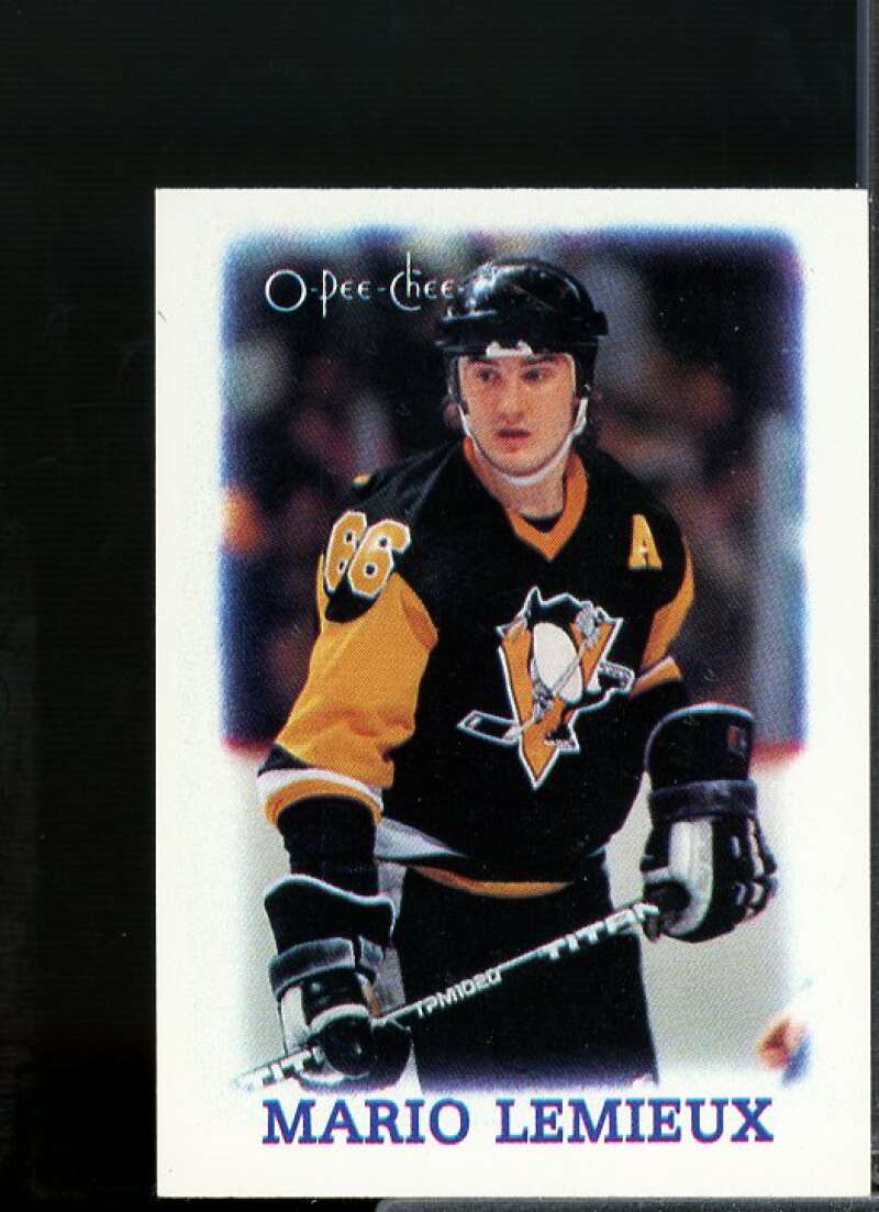 Mario Lemieux Card 1988-89 O-Pee-Chee Minis #19  Image 1