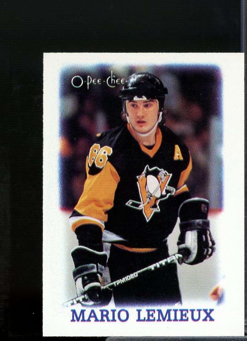 Mario Lemieux Card 1988-89 O-Pee-Chee Minis #19  Image 1