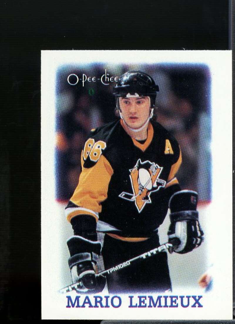Mario Lemieux Card 1988-89 O-Pee-Chee Minis #19  Image 1