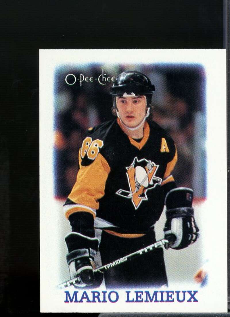 Mario Lemieux Card 1988-89 O-Pee-Chee Minis #19  Image 1