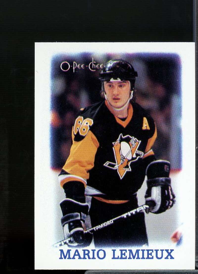 Mario Lemieux Card 1988-89 O-Pee-Chee Minis #19  Image 1